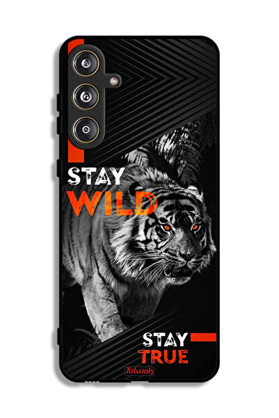 Tolwak Samsung Galaxy M55 5G Protective Case Cover Stay Wild Stay True