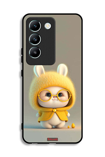 Tolwak غطاء حماية لهاتف Vivo V30 Lite 4G بتصميم أرنب صغير