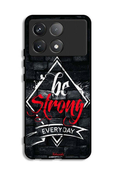 Tolwak غطاء حماية شاومي ريدمي K70 كن قويًا كل يوم