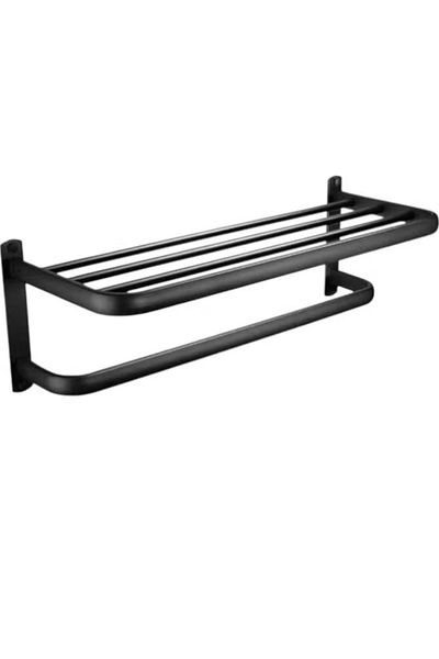 DLC Double Layered Bath Towel Rack