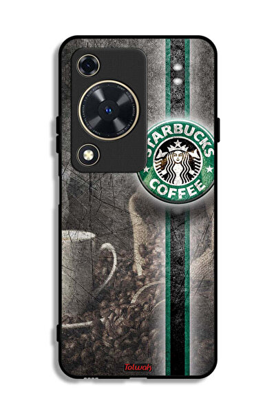 Tolwak غطاء حماية لهاتف هواوي إنجوي 70 برسومات القهوة