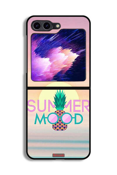 Tolwak غطاء حماية لهاتف Samsung Galaxy Z Flip6 بتصميم Summer Mood