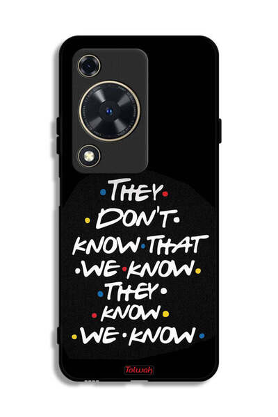 Tolwak Huawei Enjoy 70 Protective Case Cover They Dont Know What We Know They...
