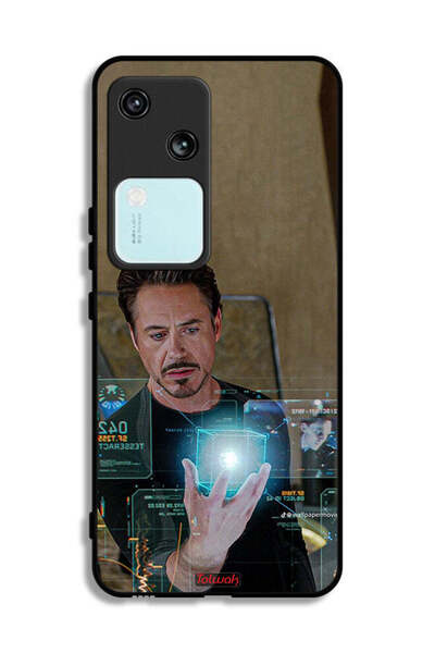 Tolwak غطاء حماية لهاتف Vivo S18 5G بتصميم الرجل الحديدي