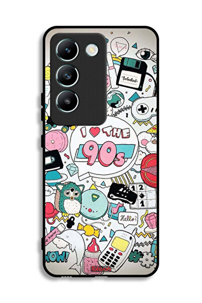 Tolwak غطاء حماية لهاتف Vivo V30 Lite 4G - أحب التسعينيات