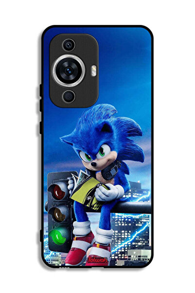 Tolwak غطاء حماية لهاتف هواوي نوفا 12 لايت بطبعة سونيك ريدينج