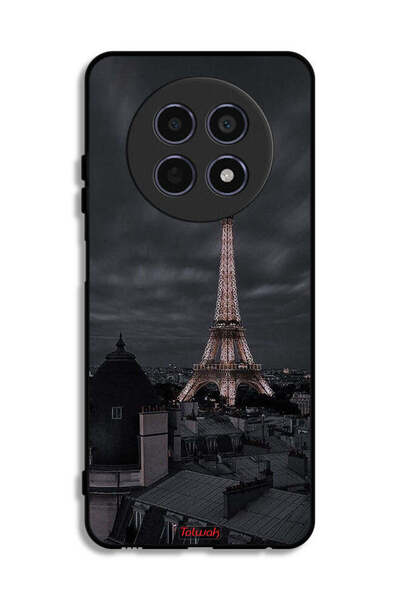 Tolwak غطاء حماية لهاتف Realme 12 5G بتصميم برج إيفل في الليل