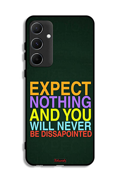 Tolwak Samsung Galaxy A55 5G Protective Case Cover Expect Nothing And You Wil...