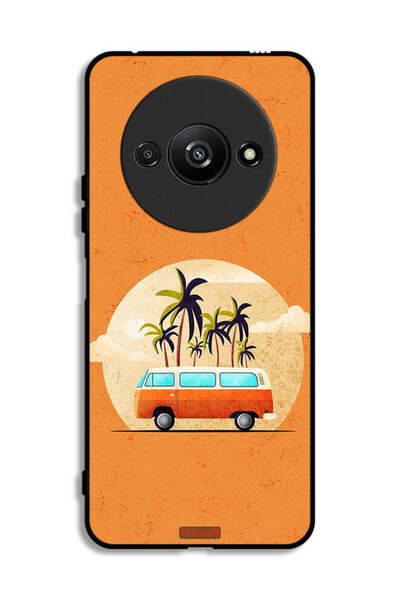 Tolwak Xiaomi Redmi A3 4G Protective Case Cover Bus Art