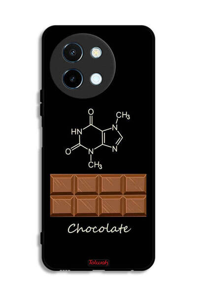 Tolwak غطاء حماية لهاتف Vivo Y38 5G بلون الشوكولاتة