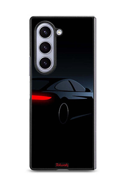 Tolwak غطاء حماية لهاتف سامسونج جالاكسي زد فولد 6 - لون السيارة الداكنة