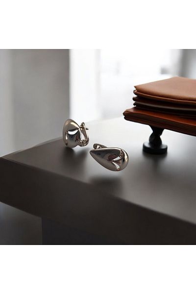 İNN JEWELLERY Steel Earrings Anti-Tarnish Anti-Allergic Vintage Figured (2 Years Importor Warranty)