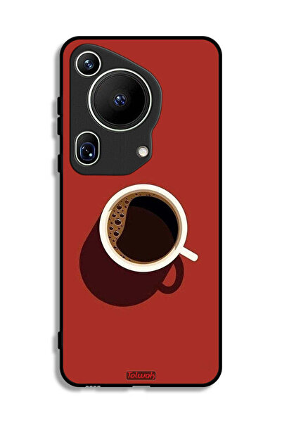 Tolwak غطاء حماية فائق من هواوي بيورا 70 بتصميم فنجان قهوة