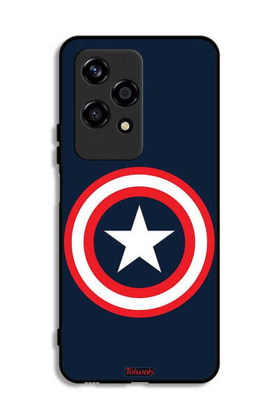 Tolwak غطاء حماية لهاتف Honor 200 Lite 5G بتصميم كابتن أمريكا