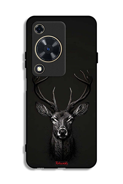 Tolwak غطاء حماية لهاتف هواوي إنجوي 70 بتصميم غزال رقمي