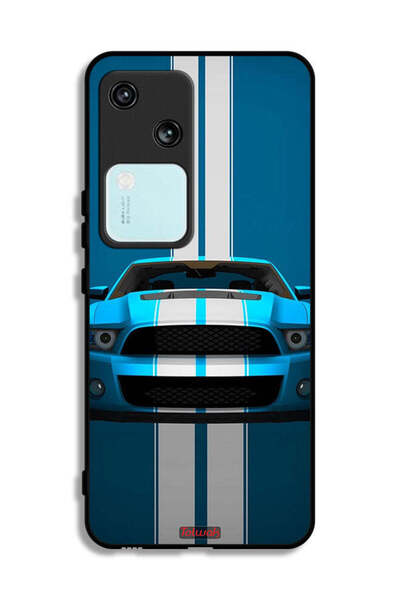 Tolwak Vivo S18 5G Protective Case Cover Car Abstract Art
