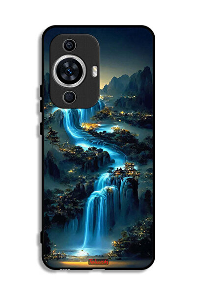 Tolwak غطاء حماية لهاتف هواوي نوفا 12 لايت بتصميم شلال