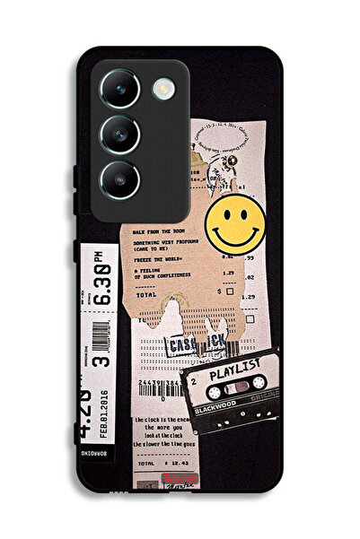 Tolwak غطاء حماية لجهاز Vivo Y100 4G مع ملصق قائمة تشغيل