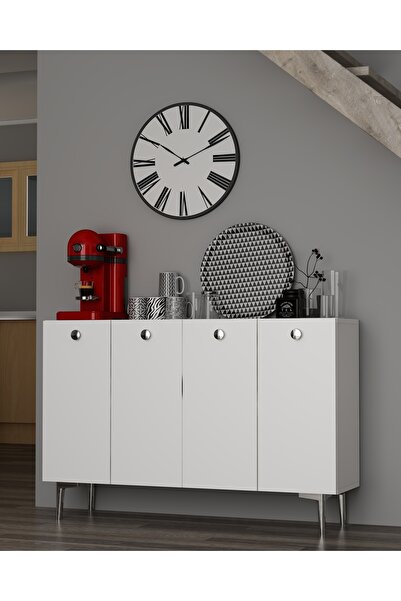 cantek dizayn BETTYCT KAHVE KÖŞESİ BEYAZ-BEYAZ-GÜMÜŞ