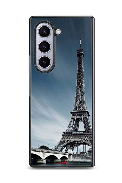 Tolwak غطاء حماية لهاتف سامسونج جالاكسي زد فولد 6 بتصميم برج إيفل