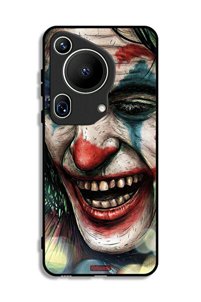 Tolwak غطاء حماية فائق لهاتف هواوي بيورا 70 بتصميم وجه الجوكر الضاحك