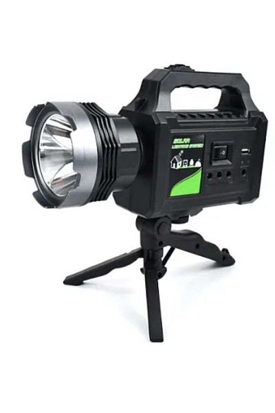 divendi-ro Solar flashlight kit with tripod and 3 bulbs GD-P50 HA