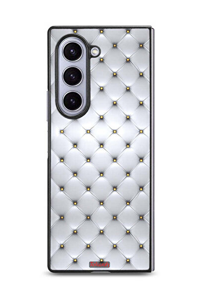 Tolwak غطاء حماية لهاتف Samsung Galaxy Z Fold6 مطبوع عليه دبابيس على القماش