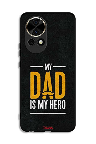 Tolwak غطاء حماية لهاتف هواوي نوفا 12 5G "والدي هو بطلي"