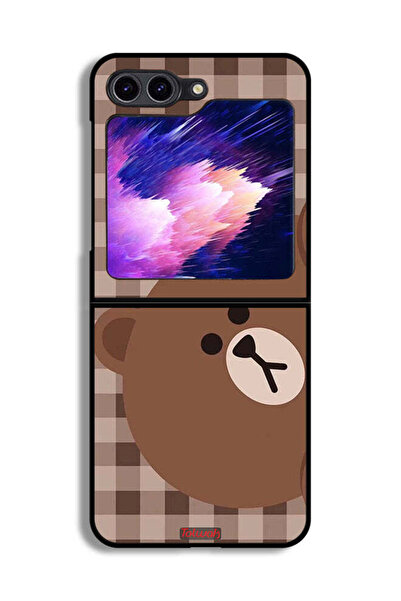 Tolwak غطاء حماية لهاتف سامسونج جالاكسي زد فليب 6 - دب تيدي