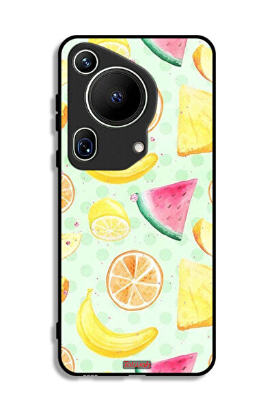 Tolwak غطاء حماية فائق لهاتف هواوي بيورا 70 بتصميم فن الألوان المائية والفواكه