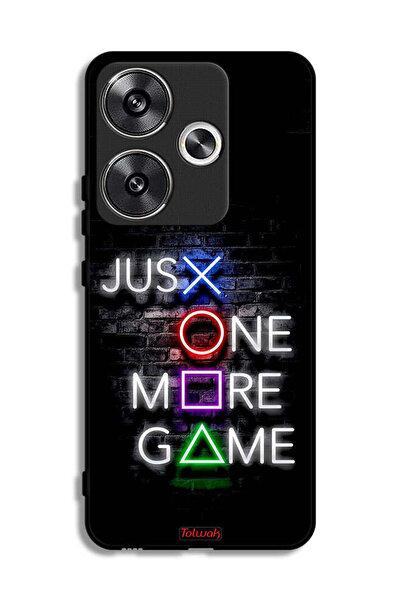 Tolwak Xiaomi Poco F6 5G Protective Case Cover Just One More Game