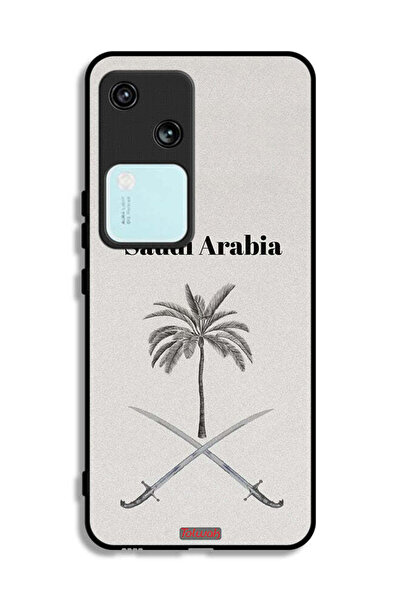 Tolwak غطاء حماية لهاتف فيفو V30 5G بشعار المملكة العربية السعودية