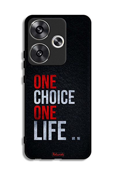 Tolwak غطاء حماية لهاتف شاومي ريدمي توربو 3 5G - اختيار واحد، حياة واحدة