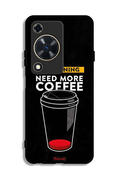 Tolwak غطاء حماية لهاتف هواوي إنجوي 70 - هل تحتاج إلى المزيد من القهوة؟