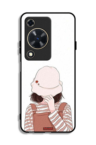 Tolwak غطاء حماية لهاتف هواوي إنجوي 70 مع غطاء للوجه من القبعة