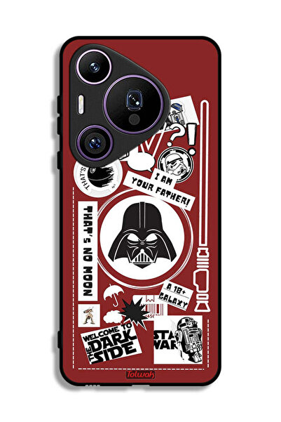 Tolwak غطاء حماية هواوي بيورا 70 برو - ملصق "مرحبًا بكم في الجانب المظلم"