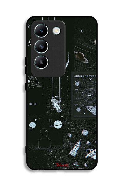 Tolwak غطاء حماية لهاتف Vivo V30 Lite 4G بتصميم مدارات الكواكب