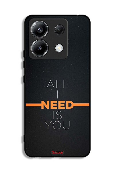 Tolwak Xiaomi Redmi Note 13 Pro 5G Protective Case Cover All I Need Is You