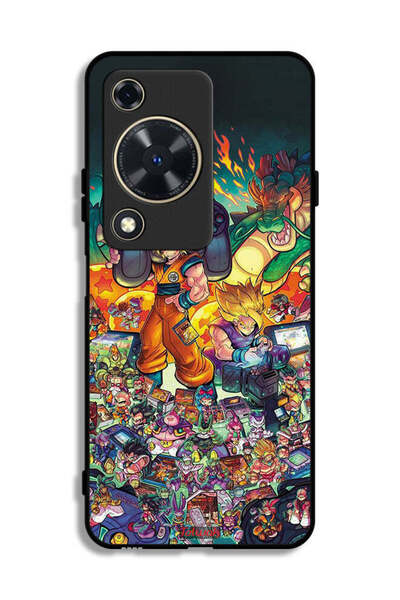 Tolwak Huawei Enjoy 70 Protective Case Cover Gamer Art Doodles