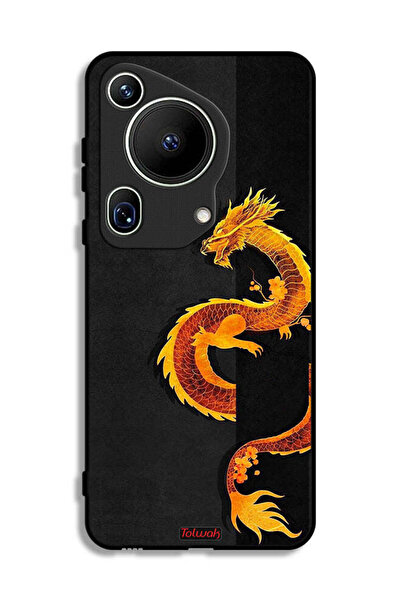 Tolwak غطاء حماية لهاتف هواوي بيورا 70 ألترا بنقشة فن التنين