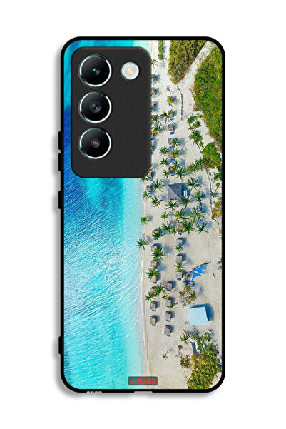 Tolwak غطاء حماية لهاتف Vivo V30 Lite 4G بلون الشاطئ