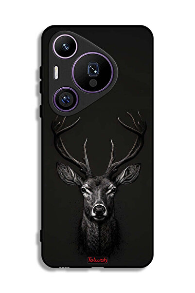 Tolwak غطاء حماية هواوي بيورا 70 برو بتصميم غزال رقمي