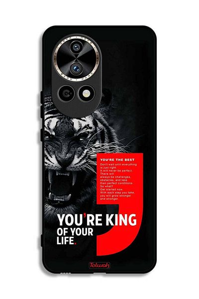 Tolwak Huawei nova 12 Pro 5G Protective Case Cover You Are King Of Your Life