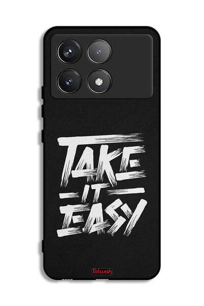 Tolwak Xiaomi Poco F6 Pro Protective Case Cover Take It Easy