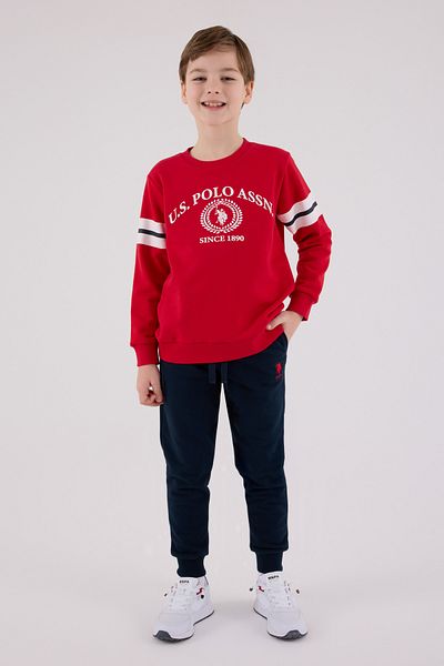 U.S. Polo Assn. Licensed Boys' Bottom Top 2 Piece Tracksuit Set