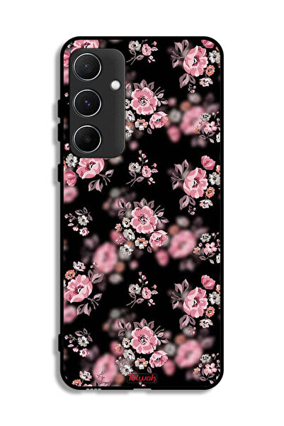 Tolwak غطاء حماية لهاتف سامسونج جالاكسي A55 5G بنقشة زهور بورتريه