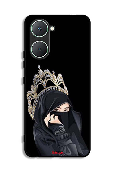 Tolwak غطاء حماية لهاتف Vivo Y03 4G بتصميم فتاة الملكة
