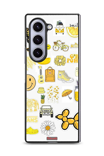 Tolwak غطاء حماية لهاتف سامسونج جالاكسي زد فولد 6 - علامات أنثوية