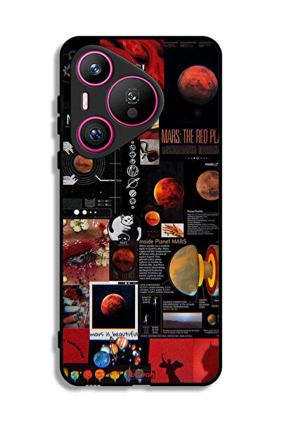 Tolwak غطاء حماية لهاتف هواوي بيورا 70 بتصميم مارس آرت