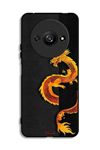 Tolwak Xiaomi Redmi A3 4G Protective Case Cover Dragon Art